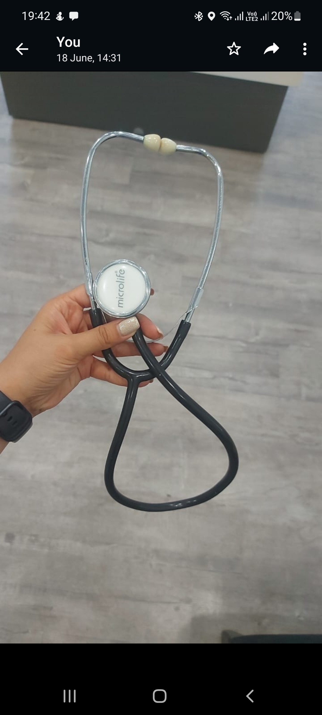 گوشی پزشکی microlife دست دوم