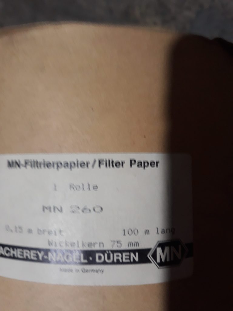 Filter paper فیلتر پی پر آلمانی