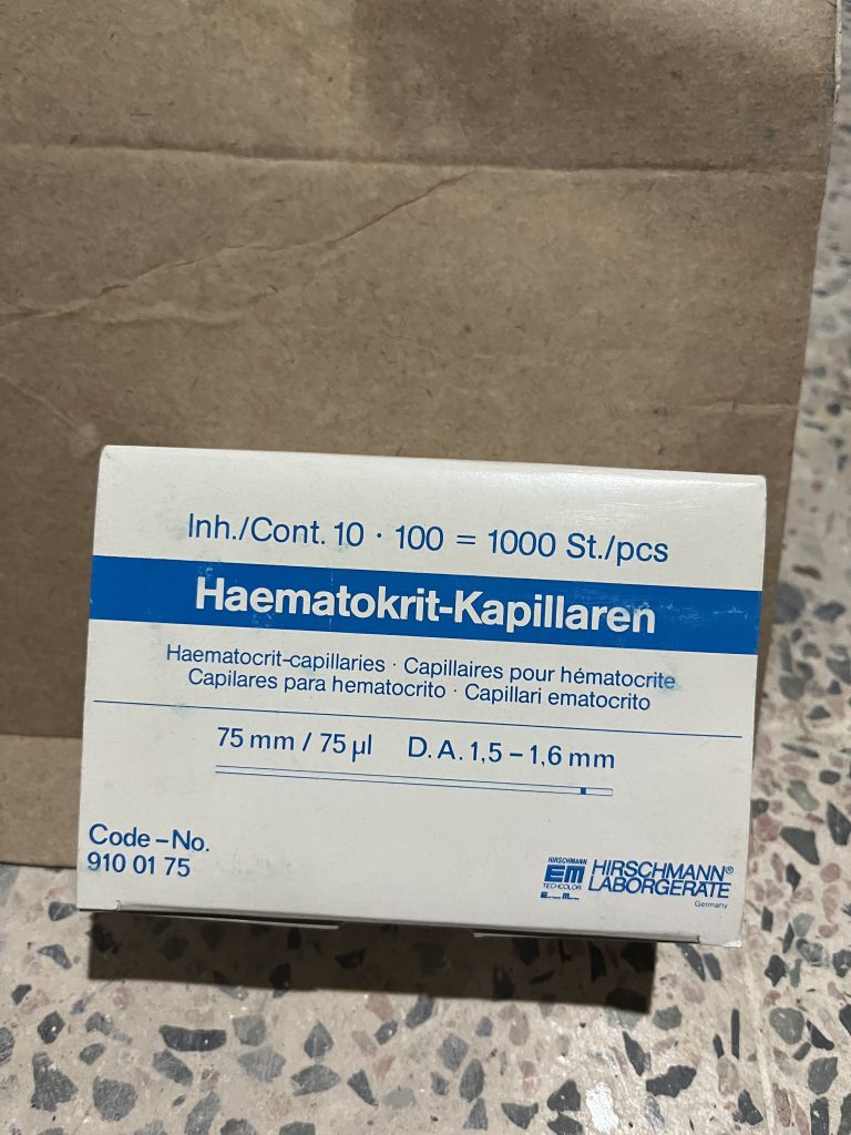 لوله هماتوکریت. Haematokrit kapillaren