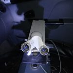 میکروسکوپ سالم و منبع تغذیه متغیر